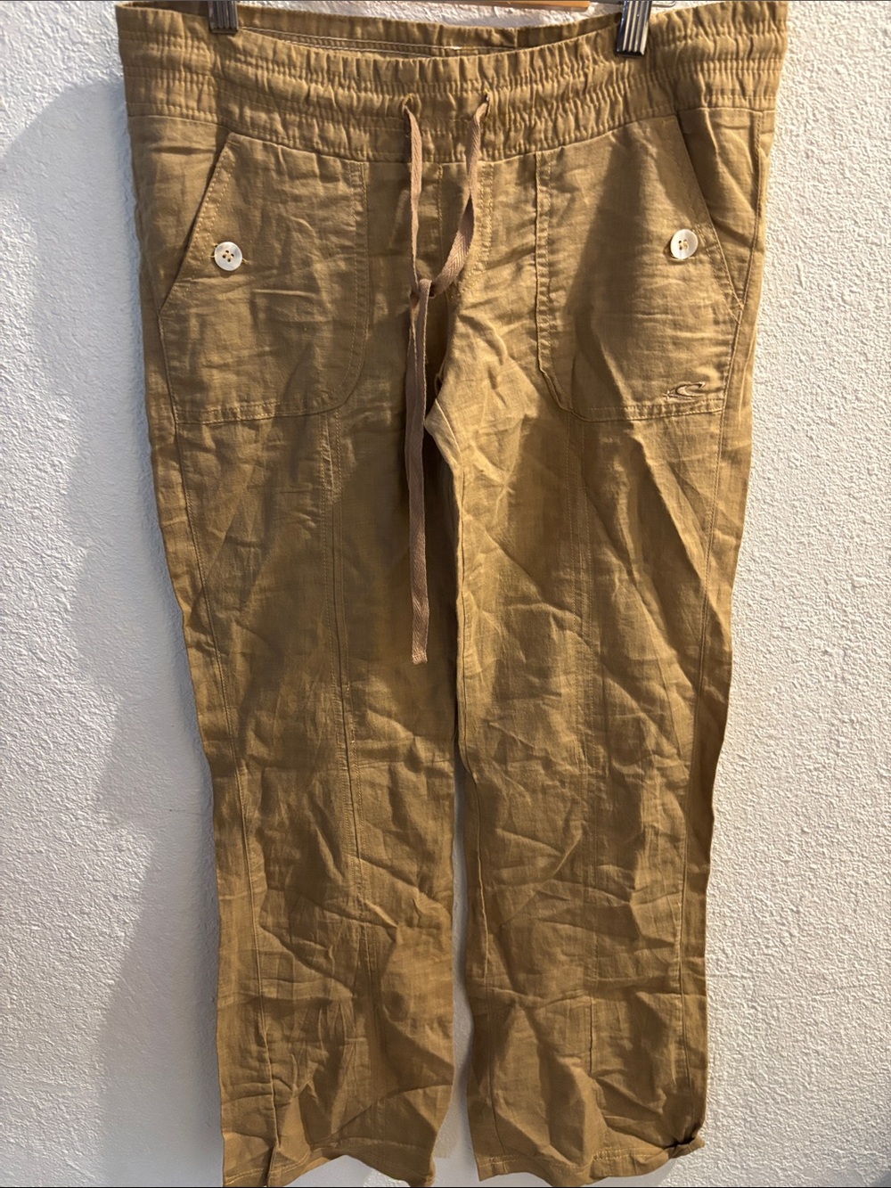 O'Neill Woman’sTan Drawstring Chino Pants
